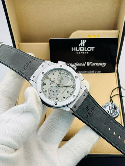 Hublot Grey Leather