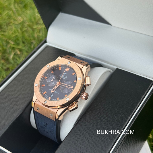 ساعة هوبلو الجلدية