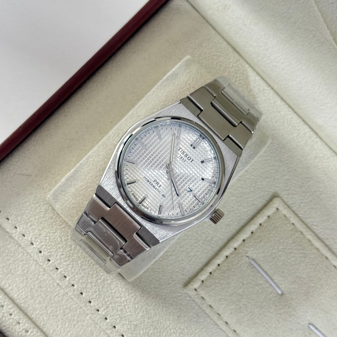 ساعة تيسوت من الفولاذ المقاوم للصدأ