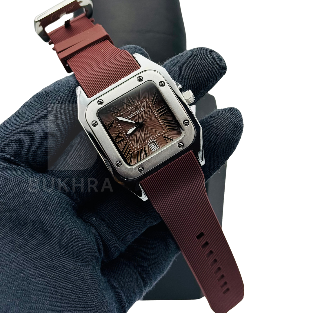 Cartier Rubber Wristwatch