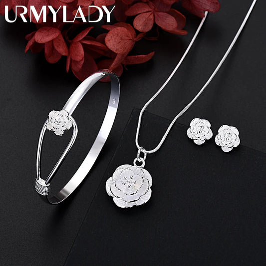 Flower Necklace Set