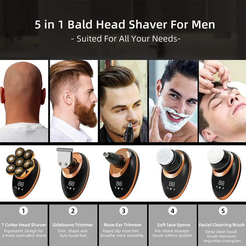 7D Floating Electric Shaver